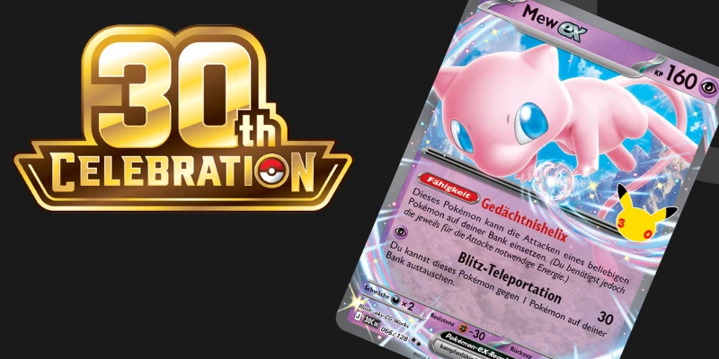 Pokémon Sammelkartenspiel 30 Jahre: 16 neue Karten enthüllt