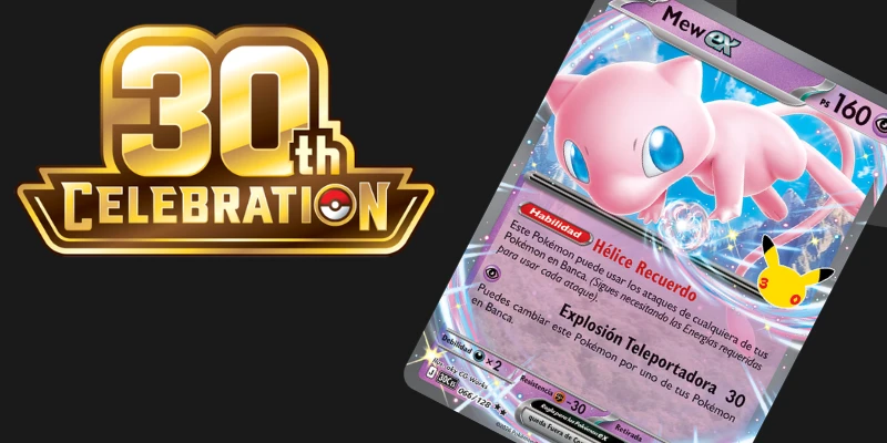 JCC Pokémon 30.º Aniversario: 16 nuevas cartas reveladas