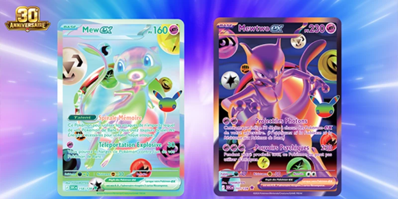 Extension 30ᵉ Anniversaire du TCG Pokémon : date de sortie et premières cartes