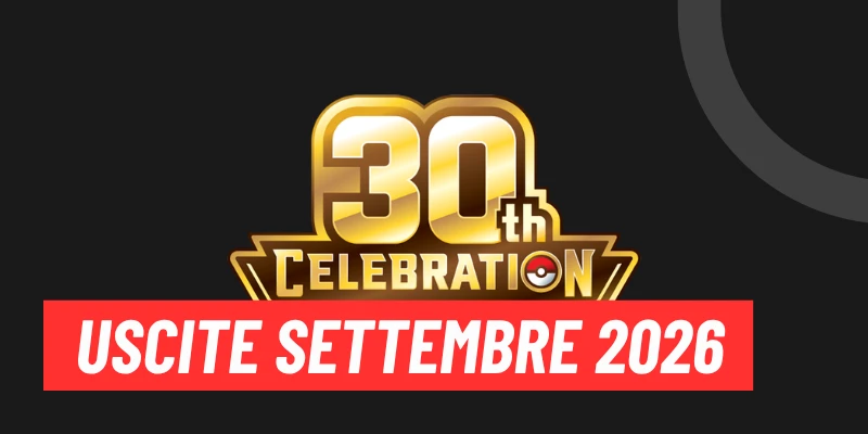 Prodotti TCG Pokémon 30° Anniversario: uscite settembre 2026