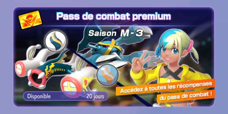 Liste complète des récompenses du Battle Pass M-3
