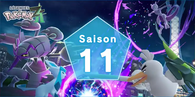 Saison 11 combats classés Z-A : Méga-Gemmes et récompenses