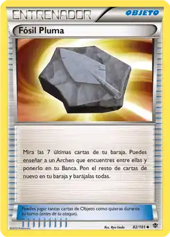 Fósil Pluma