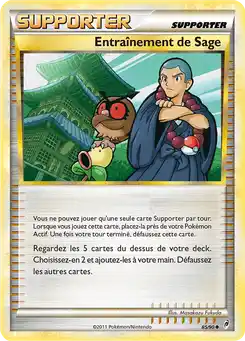 Entraînement de Sage