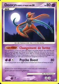 Deoxys Forme Attaque