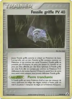 Fossile griffe