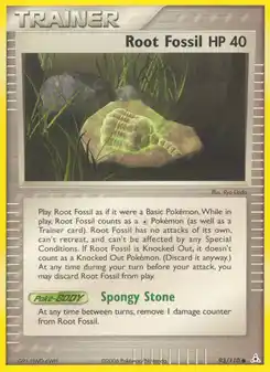 Wurzelfossil