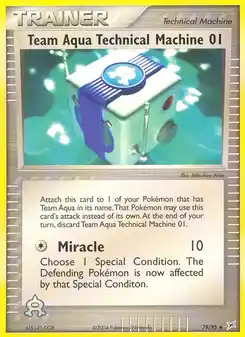 Team Aqua's Technical Machine 01