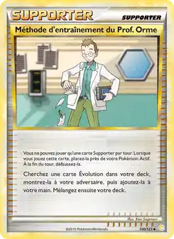 Méthode d'entraînement du Prof.Orme
