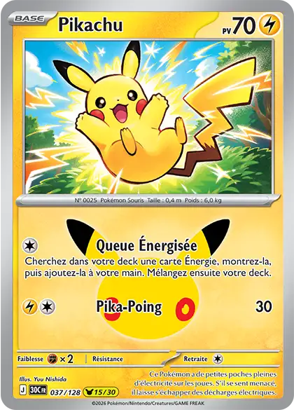 Pikachu, Carte 037/128