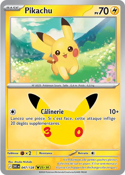 Pikachu, Carte 047/128