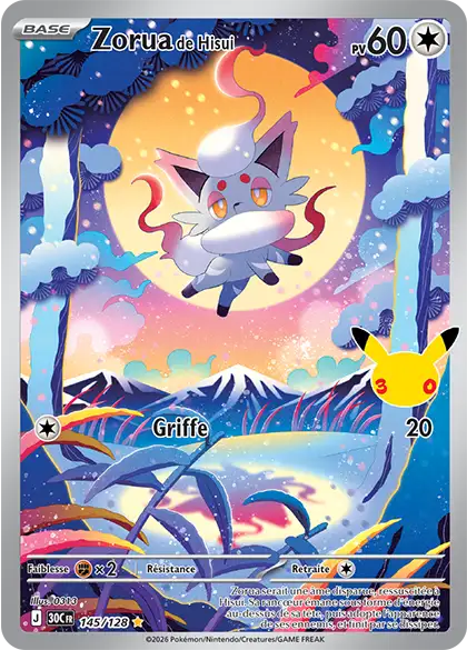Zorua de Hisui, Carte 145/128