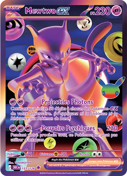 Mewtwo ex, Carte 157/128