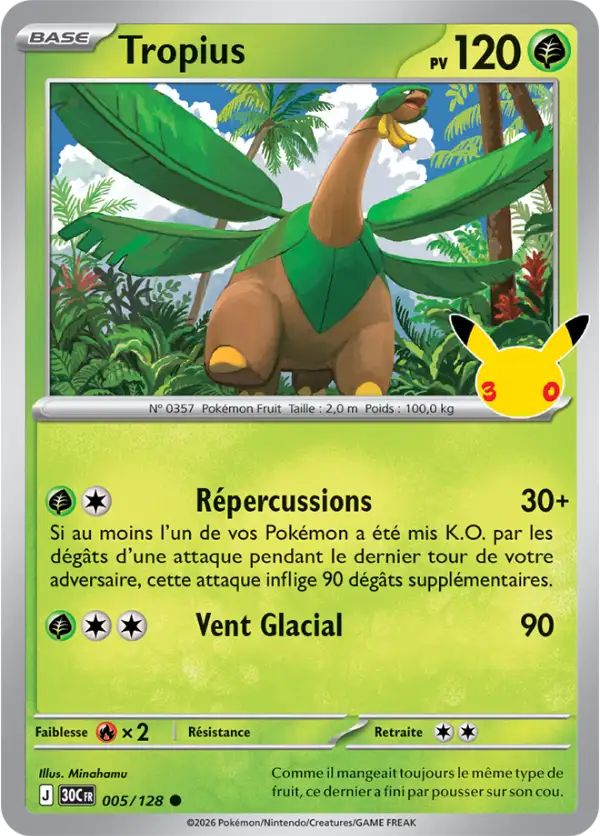 Tropius, Carte 005/128