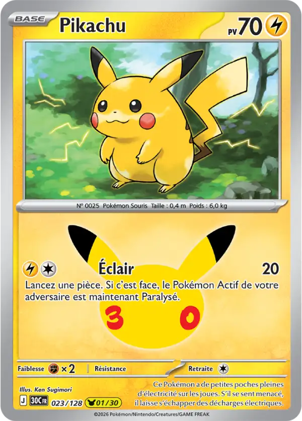 Pikachu, Carte 023/128