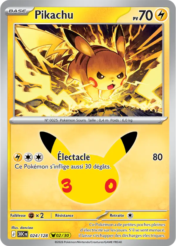 Pikachu, Carte 024/128