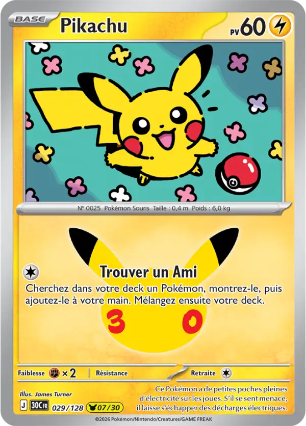 Pikachu, Carte 029/128