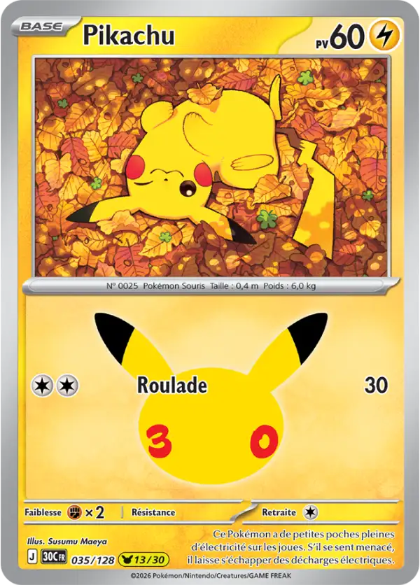 Pikachu, Carte 035/128