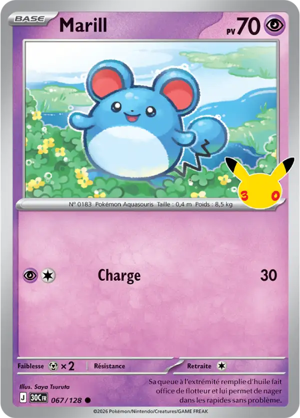 Marill, Carte 067/128