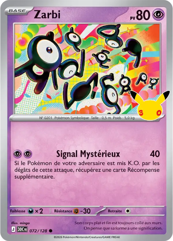 Zarbi, Carte 072/128