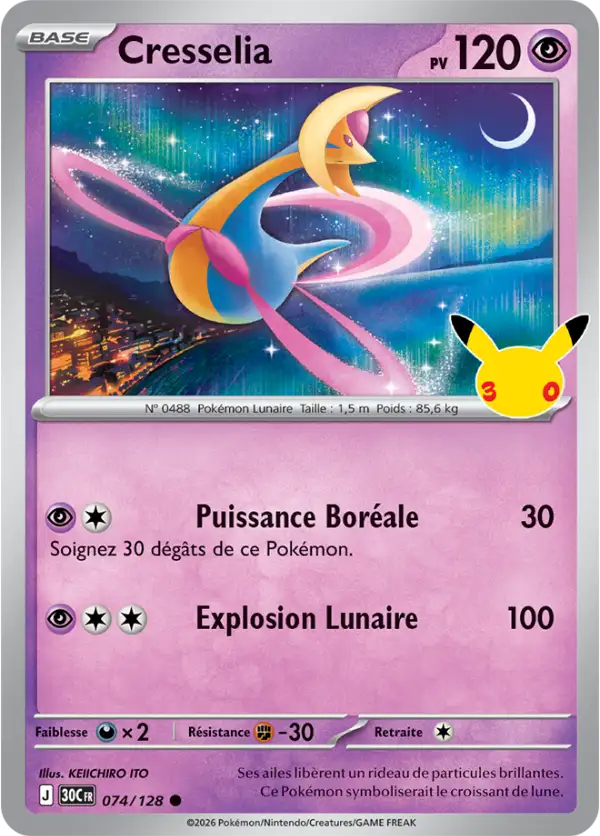 Cresselia, Carte 074/128