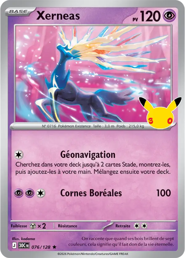 Xerneas, Carte 076/128