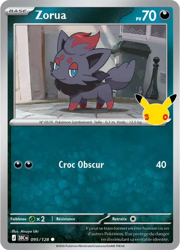 Zorua, Carte 095/128