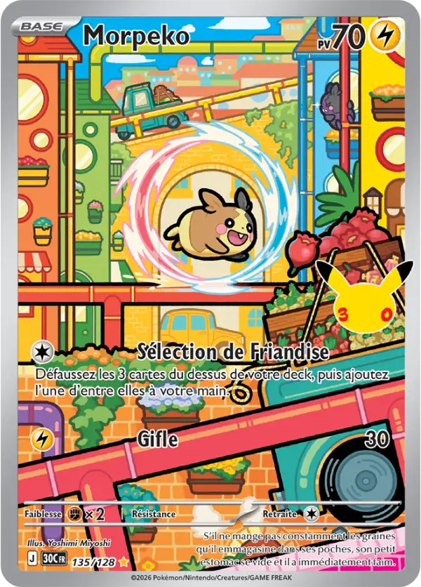 Morpeko, Carte 135/128
