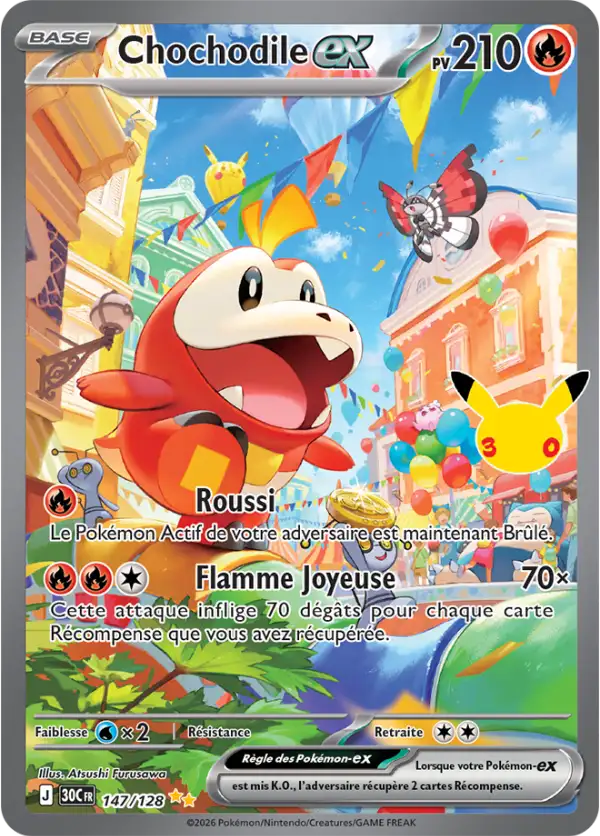 Chochodile ex, Carte 147/128