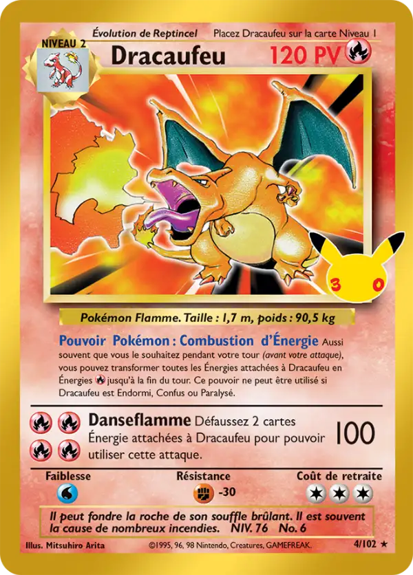 Dracaufeu, Carte BS 4