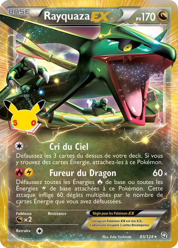 Rayquaza ex, Carte DRX 85