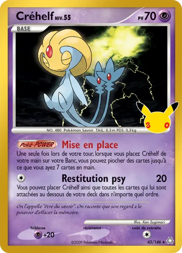 Créhelf NIv.55, Carte LA 43