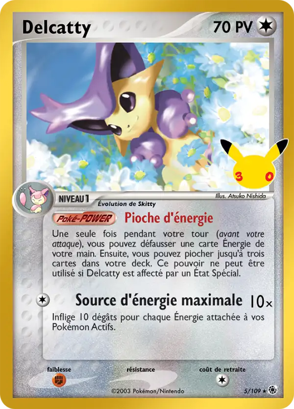 Delcatty, Carte RS 5