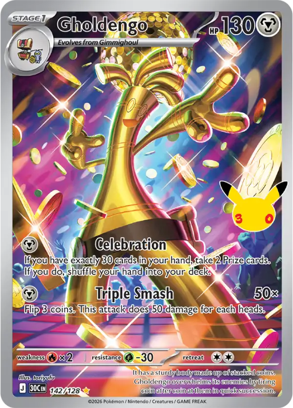 Gholdengo 30C 142 - Card price and info | Pokedexia