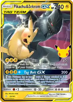 Pikachu & Zekrom GX