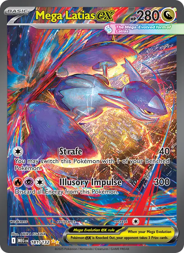 【希少】ポケモンカード Mega Latias EX インドネシア版 Mega Latias ex MEG 181 - Card price and info | Pokedexia