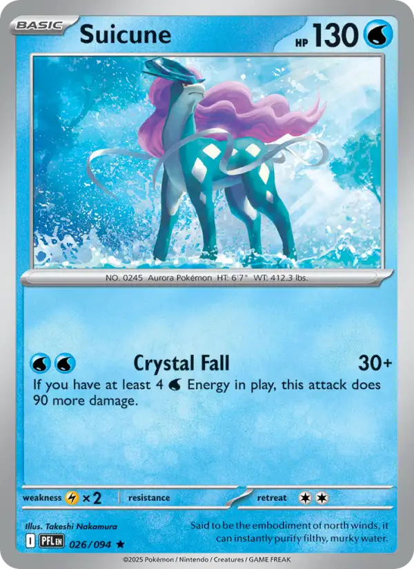Suicune PFL 026 - Card price and info | Pokedexia