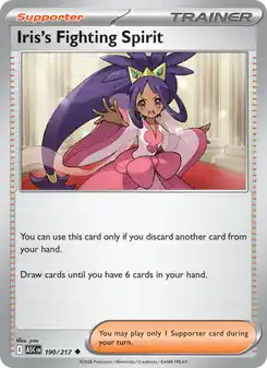 Iris's Fighting Spirit