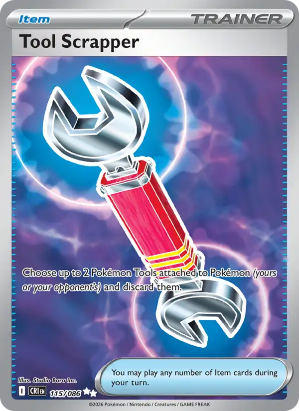 Tool Scrapper CRI 115 - Card price and info | Pokedexia