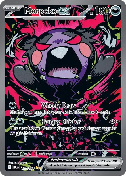 Morpeko ex PBL 117 - Card price and info | Pokedexia