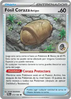 Fósil Coraza Antiguo