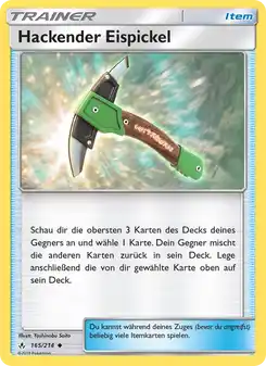 Hackender Eispickel