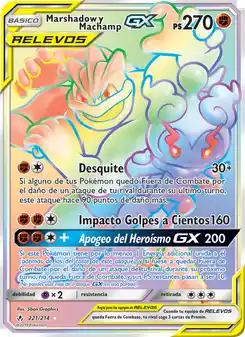 Marshadow y Machamp GX