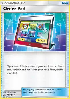 Order Pad
