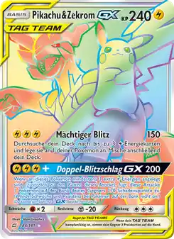 Pikachu & Zekrom GX