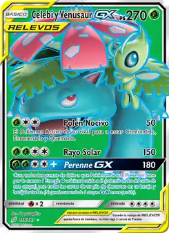 Celebi y Venusaur GX