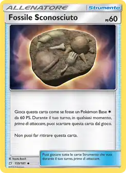 Fossile Sconosciuto