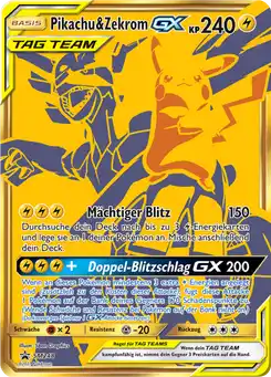 Pikachu & Zekrom-GX