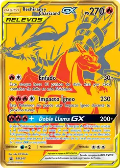 Reshiram y Charizard-GX