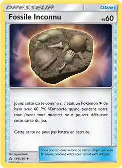 Fossile Inconnu